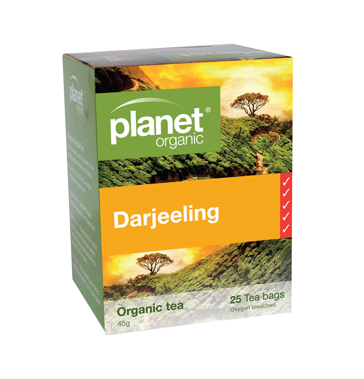 Planet Organic Organic Darjeeling Tea x 25 Tea Bags-0
