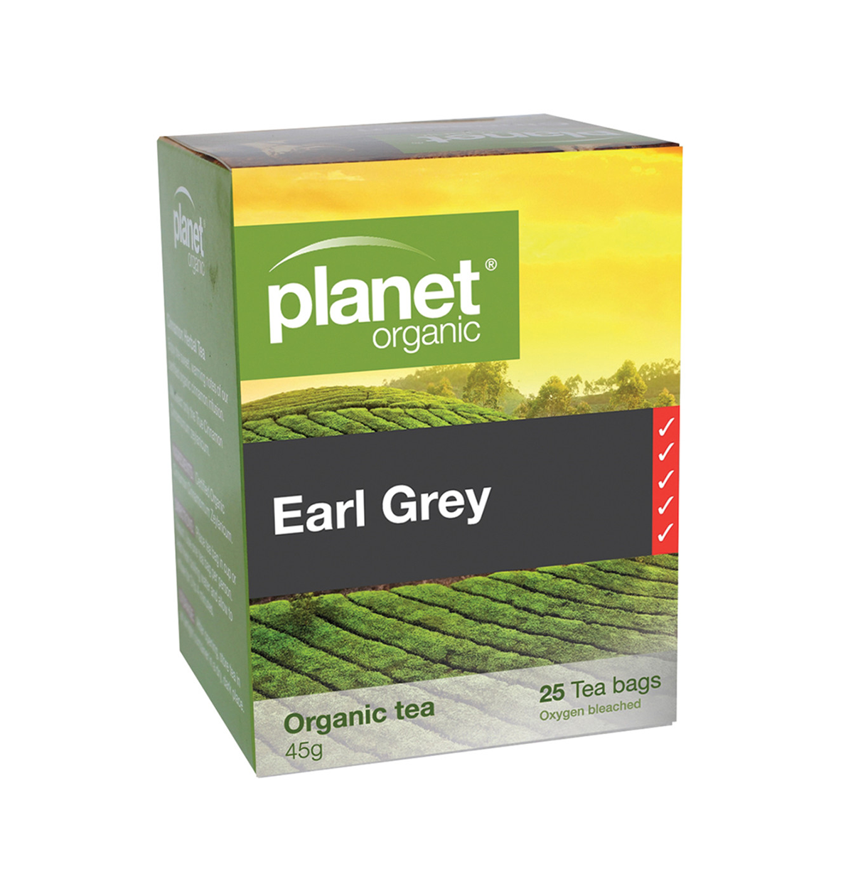 Planet Organic Organic Earl Grey Tea x 25 Tea Bags-0