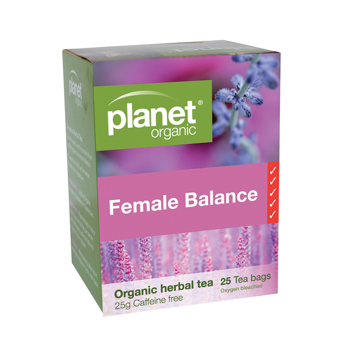 Planet Organic Organic Female Balance Herbal Tea x 25 Tea Bags-0