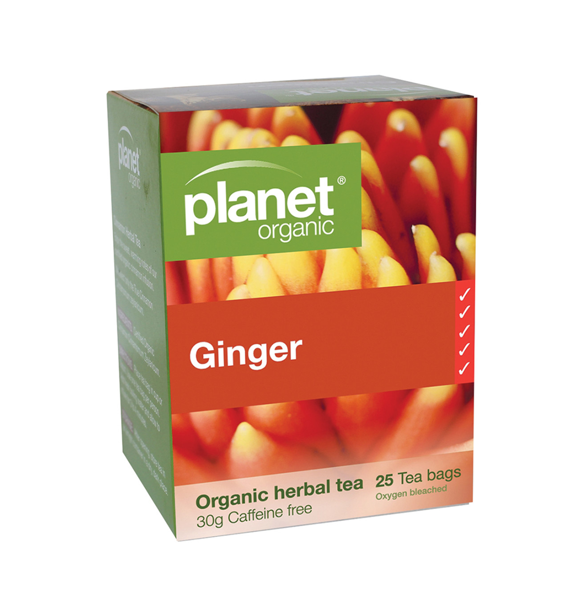 Planet Organic Organic Ginger Herbal Tea x 25 Tea Bags-0