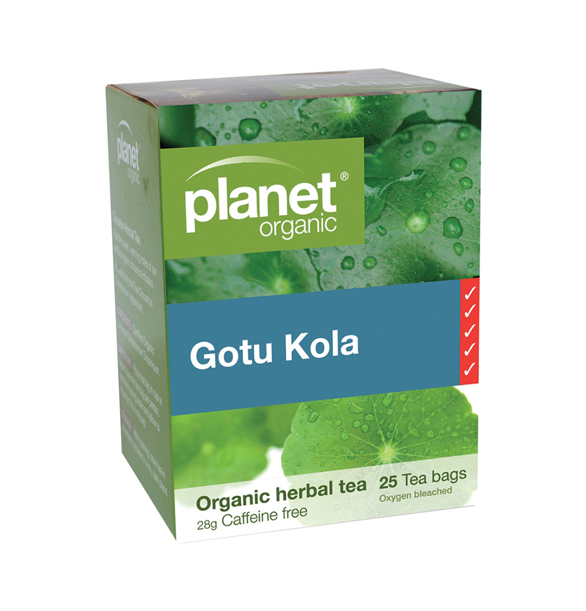 Planet Organic Organic Gotu Kola Herbal Tea x 25 Tea Bags-0