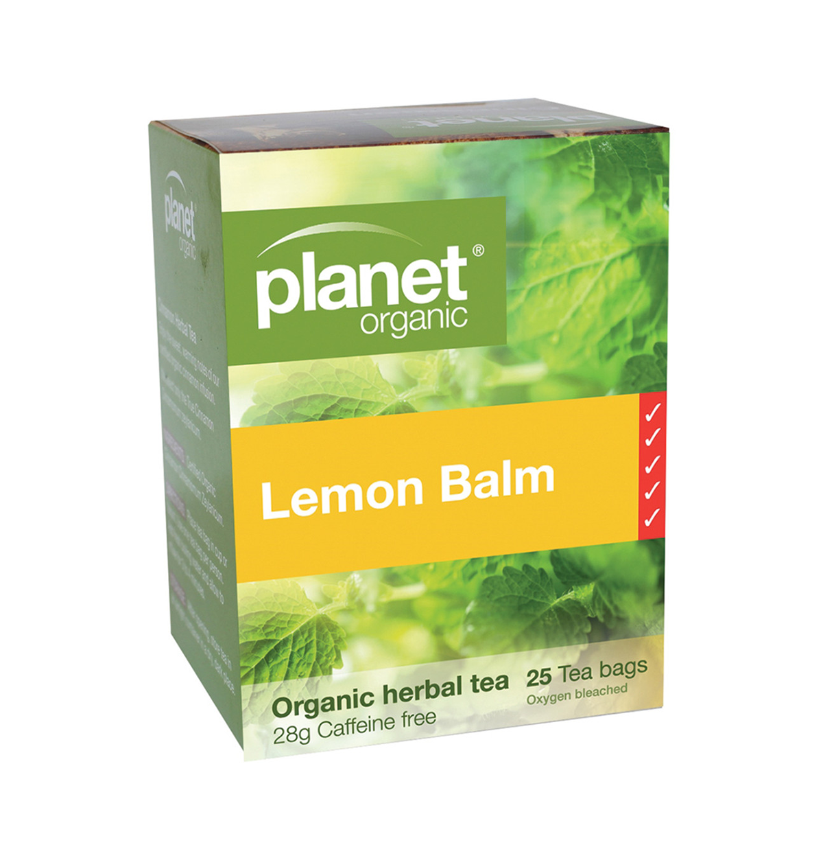 Planet Organic Organic Lemon Balm Herbal Tea x 25 Tea Bags-0