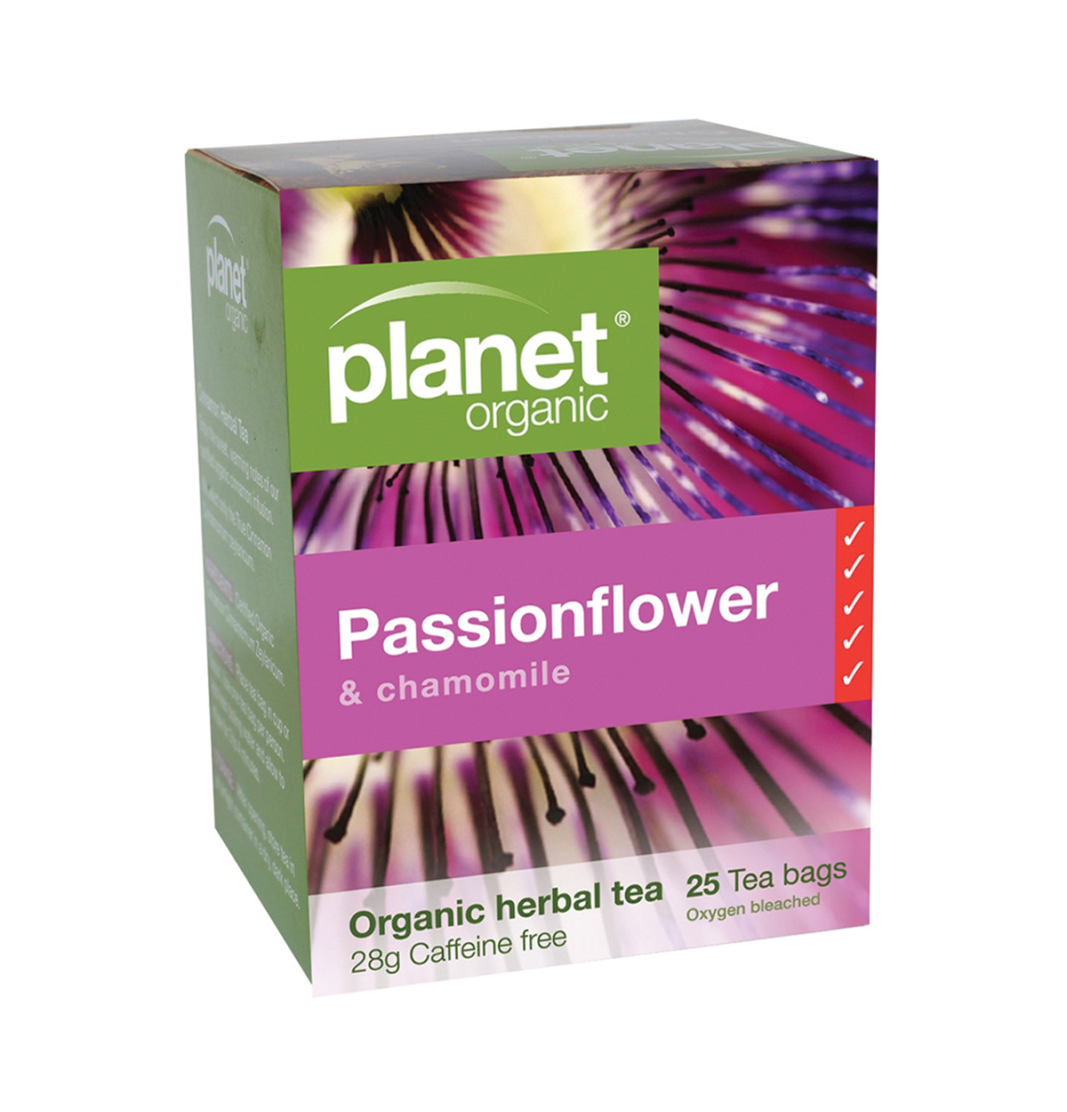 Planet Organic Organic Passionflower & Chamomile Herbal Tea x 25 Tea Bags-0