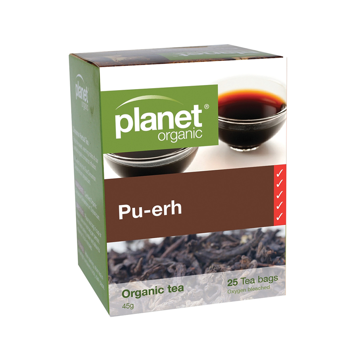 Planet Organic Organic Pu-erh Tea x 25 Tea Bags-0