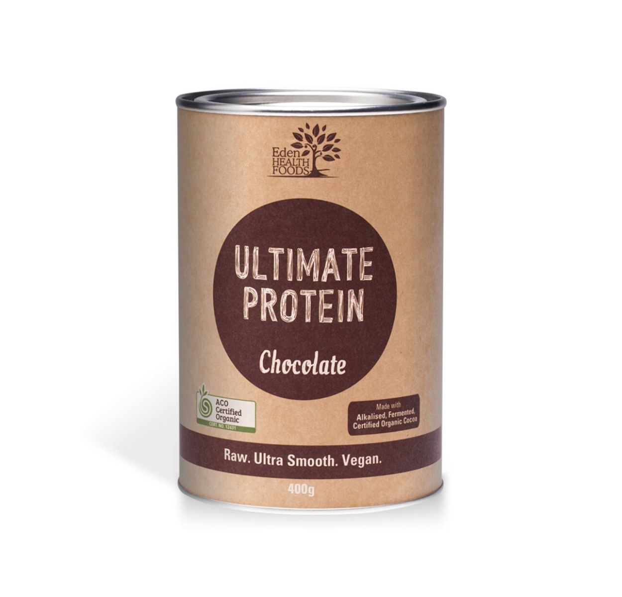EDEN HEALTHFOODS Ultimate Protein Sprouted Brown Rice - Choc 400g