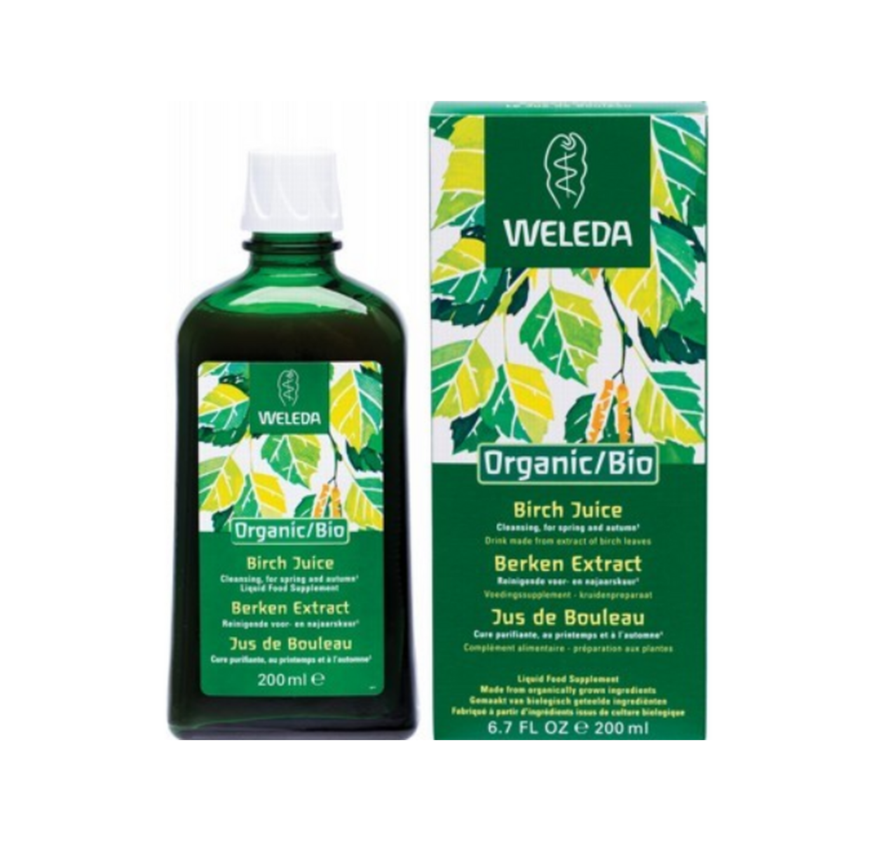 Weleda Organic Juice Birch (liquid food supplement) 200ml