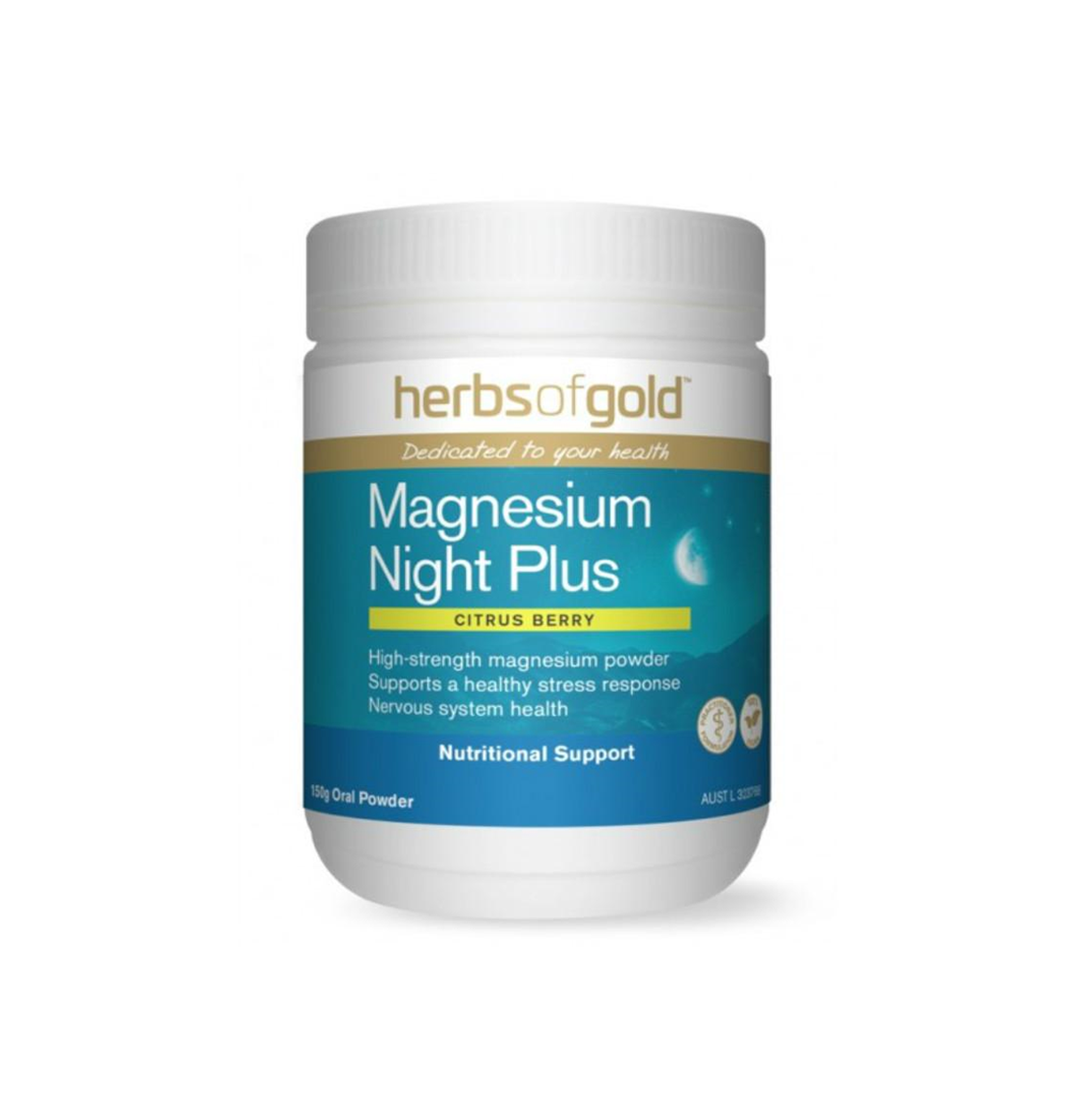 Herbs of Gold Magnesium Night Plus- citrus berry 150g-0
