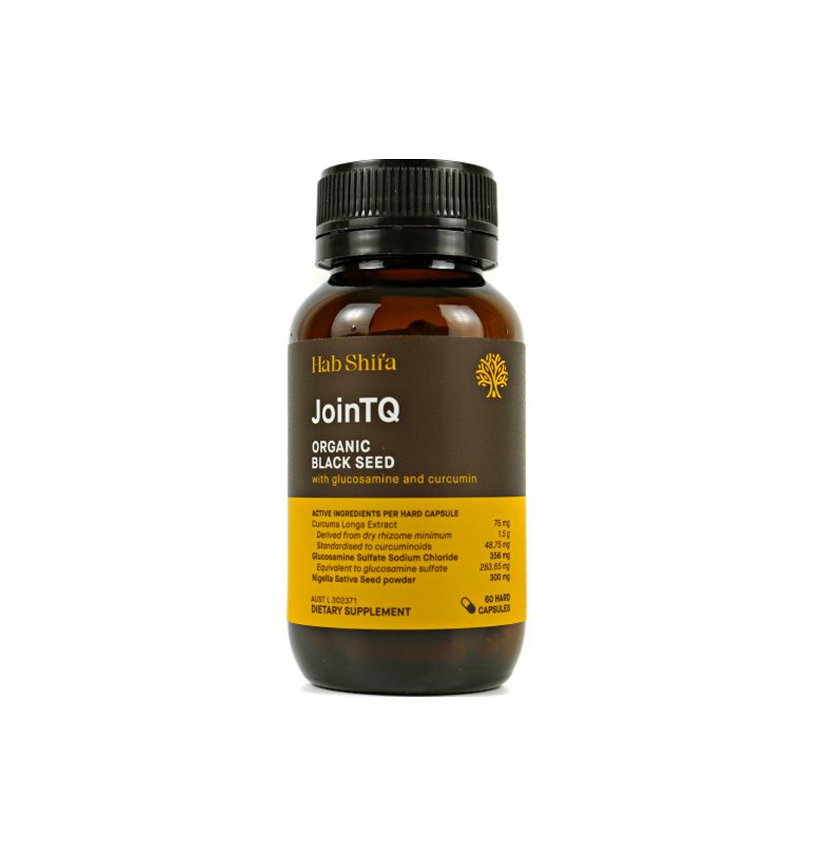 HAB SHIFA JoinTQ+ Black Seed Oil Vegecaps With Glucosamine & Curcumin 60s-0