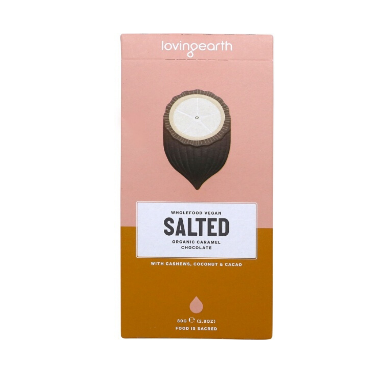 Loving Earth Organic Salted Caramel Chocolate 80g