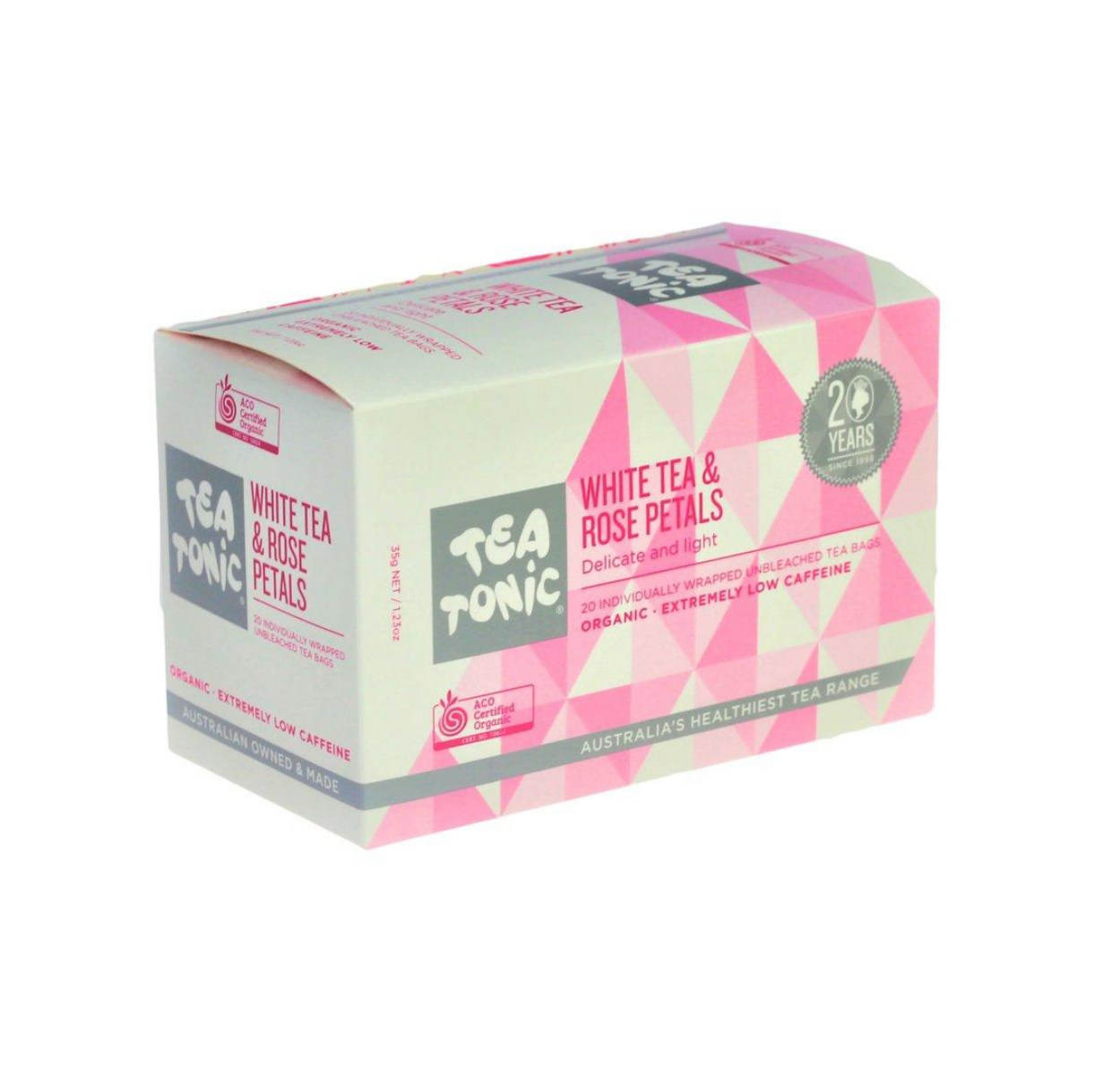 White Tea & Rose Petals Tea x 20 Tea Bags