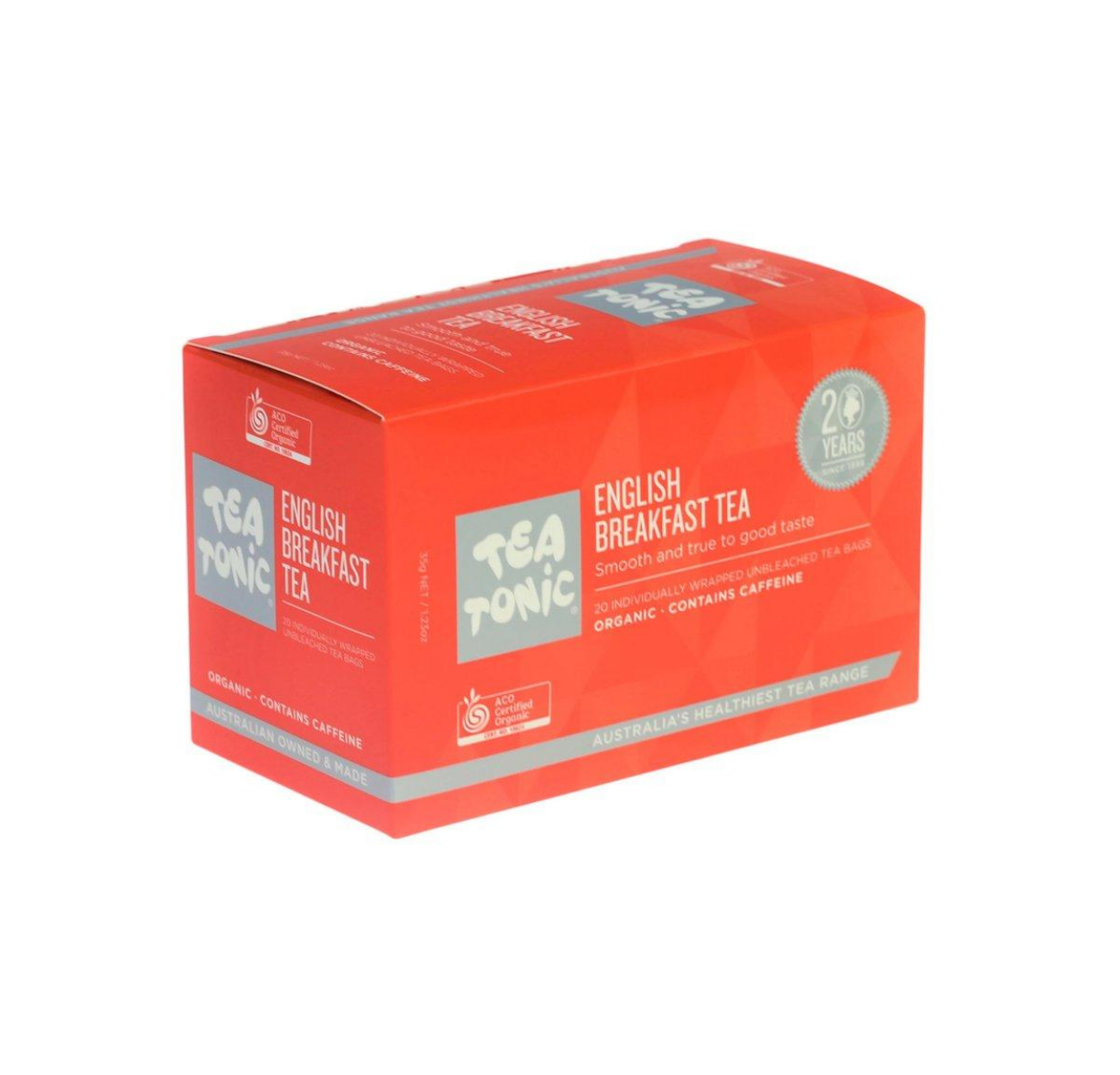 Organic English Breakfast Tea x 20 Tea Bag