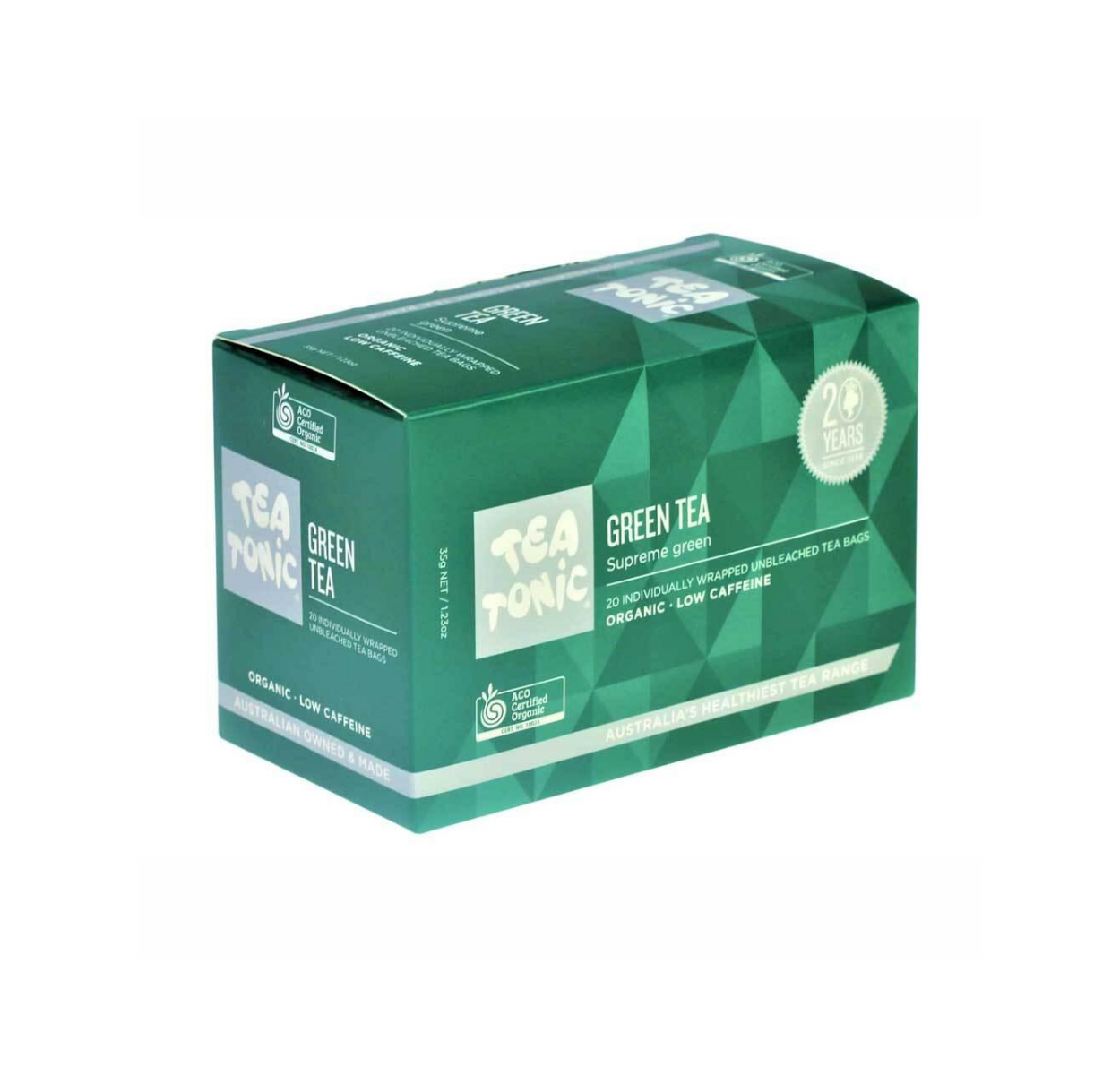 Tea Tonic Organic Green Tea x 20 Tea Bags