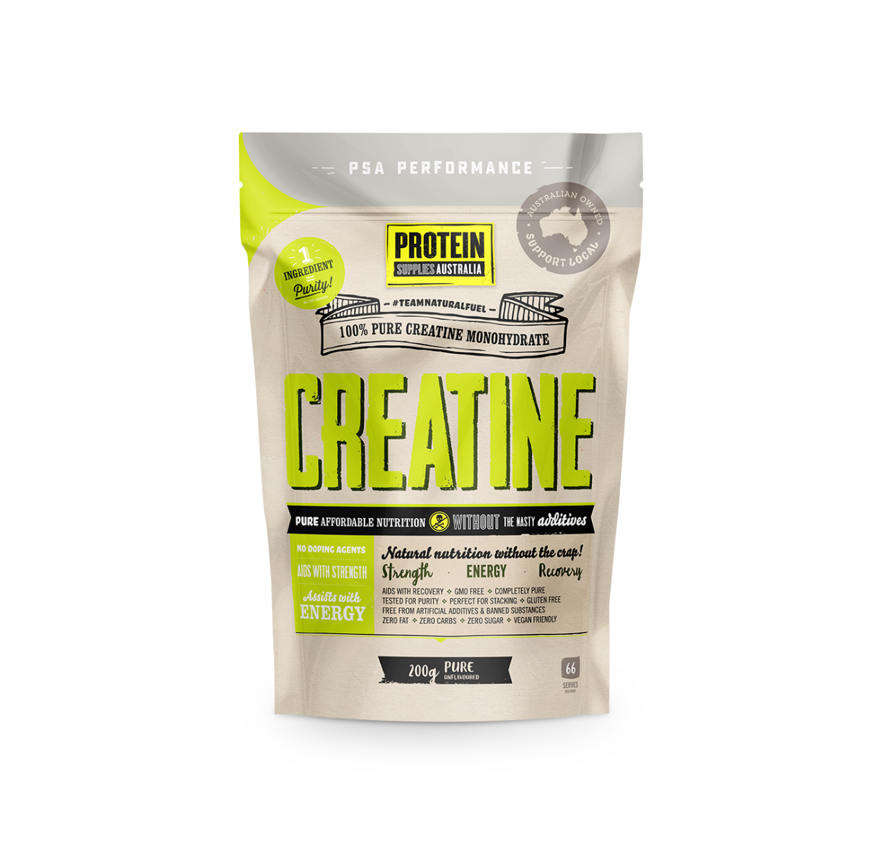 Creatine (Monohydrate) Pure 200g