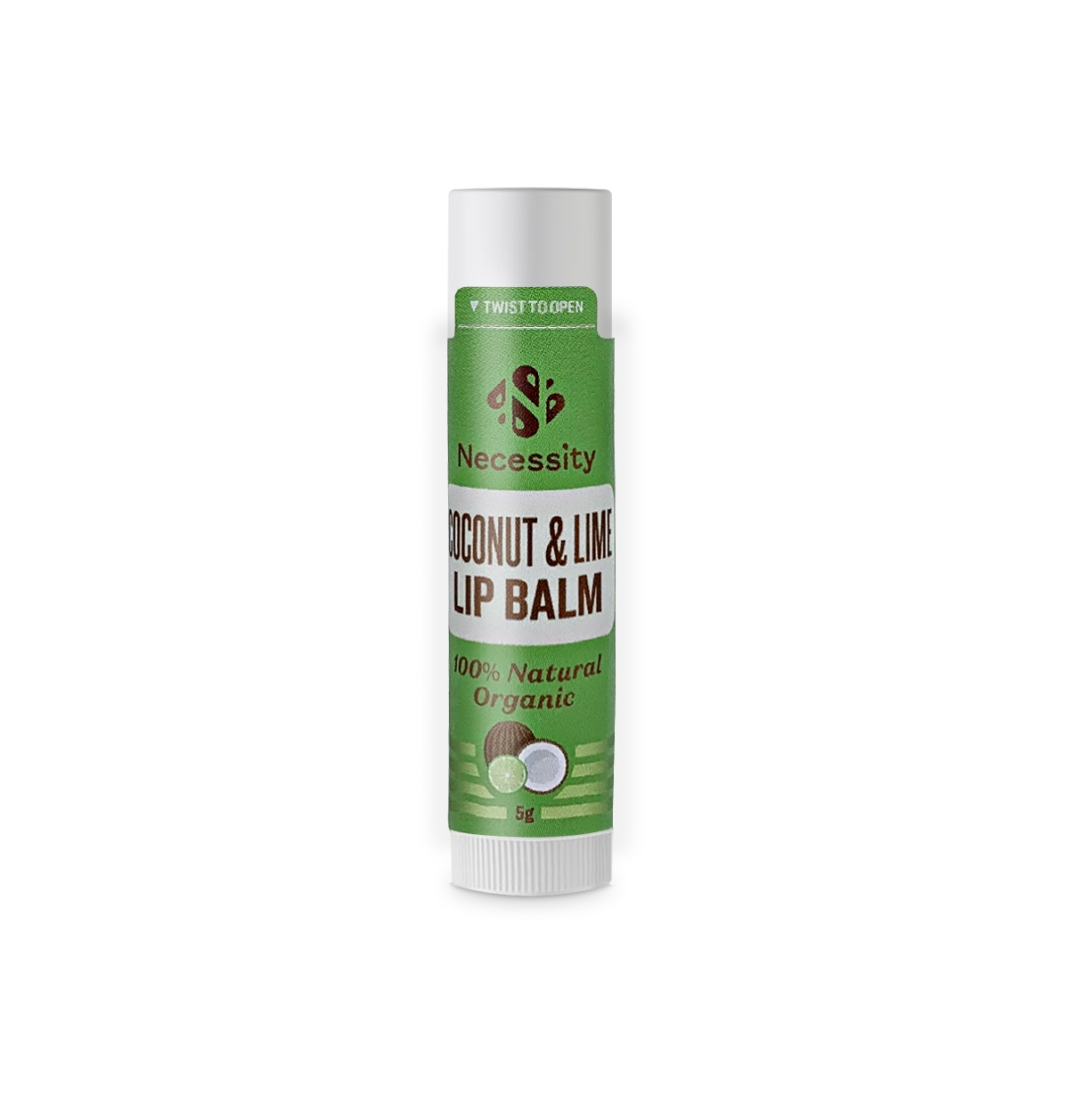 Necessity Organic Lip Balm Coconut & Lime 5g-0