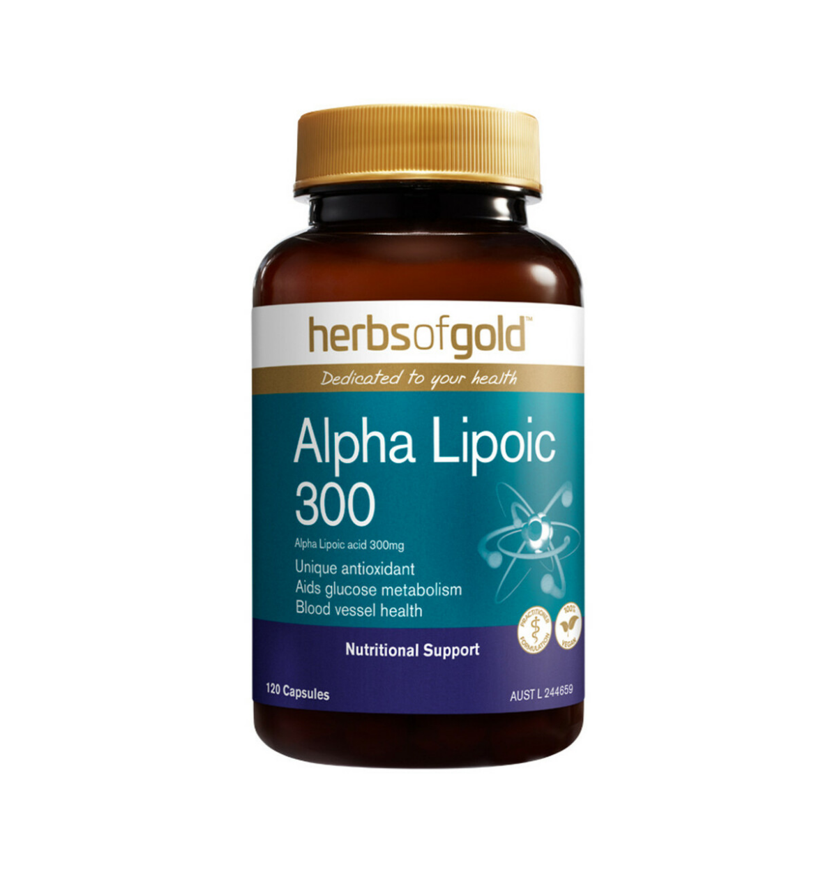 Herbs of Gold Alpha Lipoic 300 120c