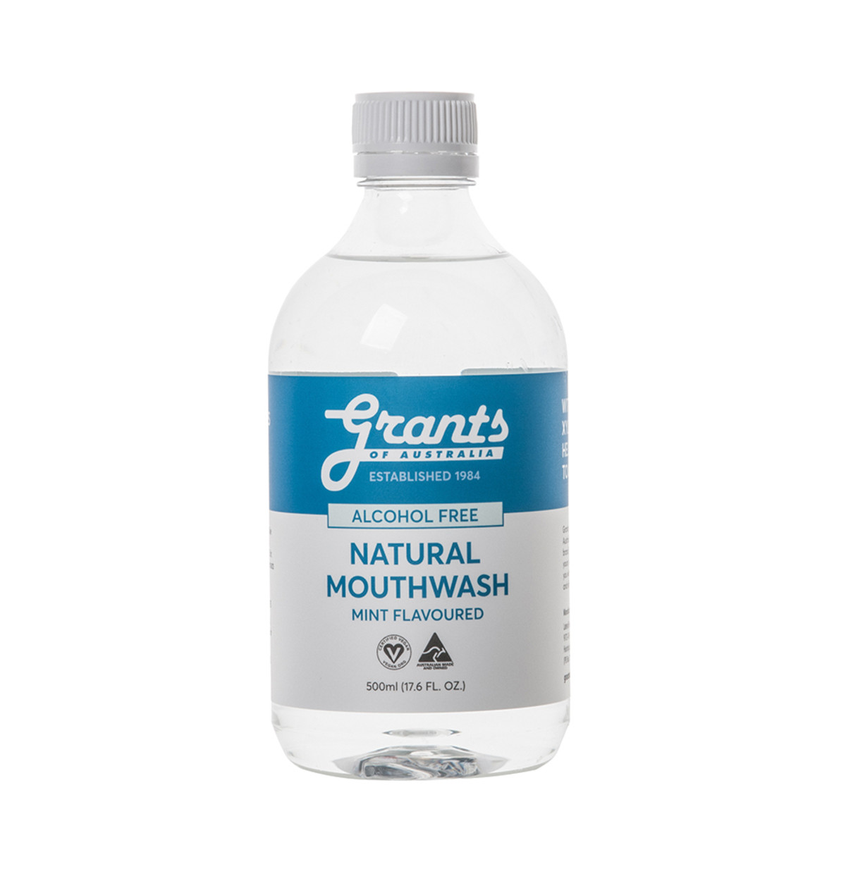 Grants Natural Mouthwash (Alcohol Free) Mint Flavoured 500ml-0