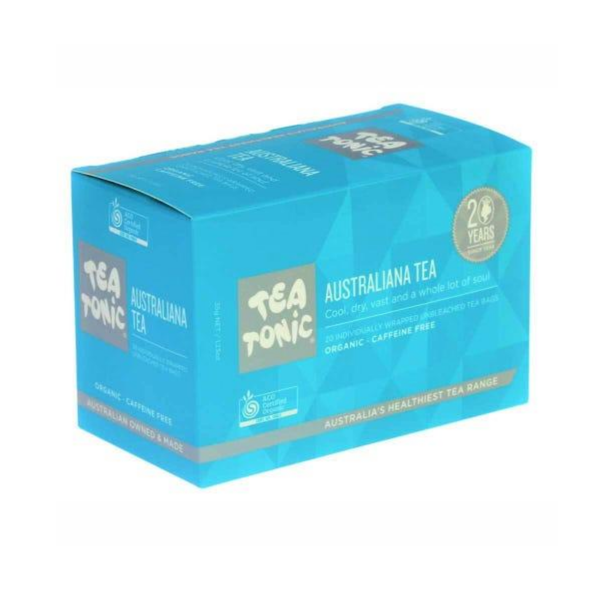 Tea Tonic Organic Australiana Tea x 20 Tea Bags