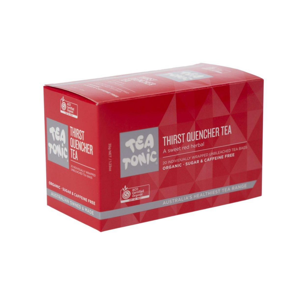 Tea Tonic Organic Thirst Quencher Tea x 20 Tea Bags