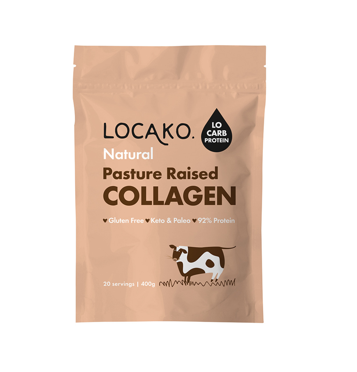 Locako Collagen Pasture Raised Natural 400g-0