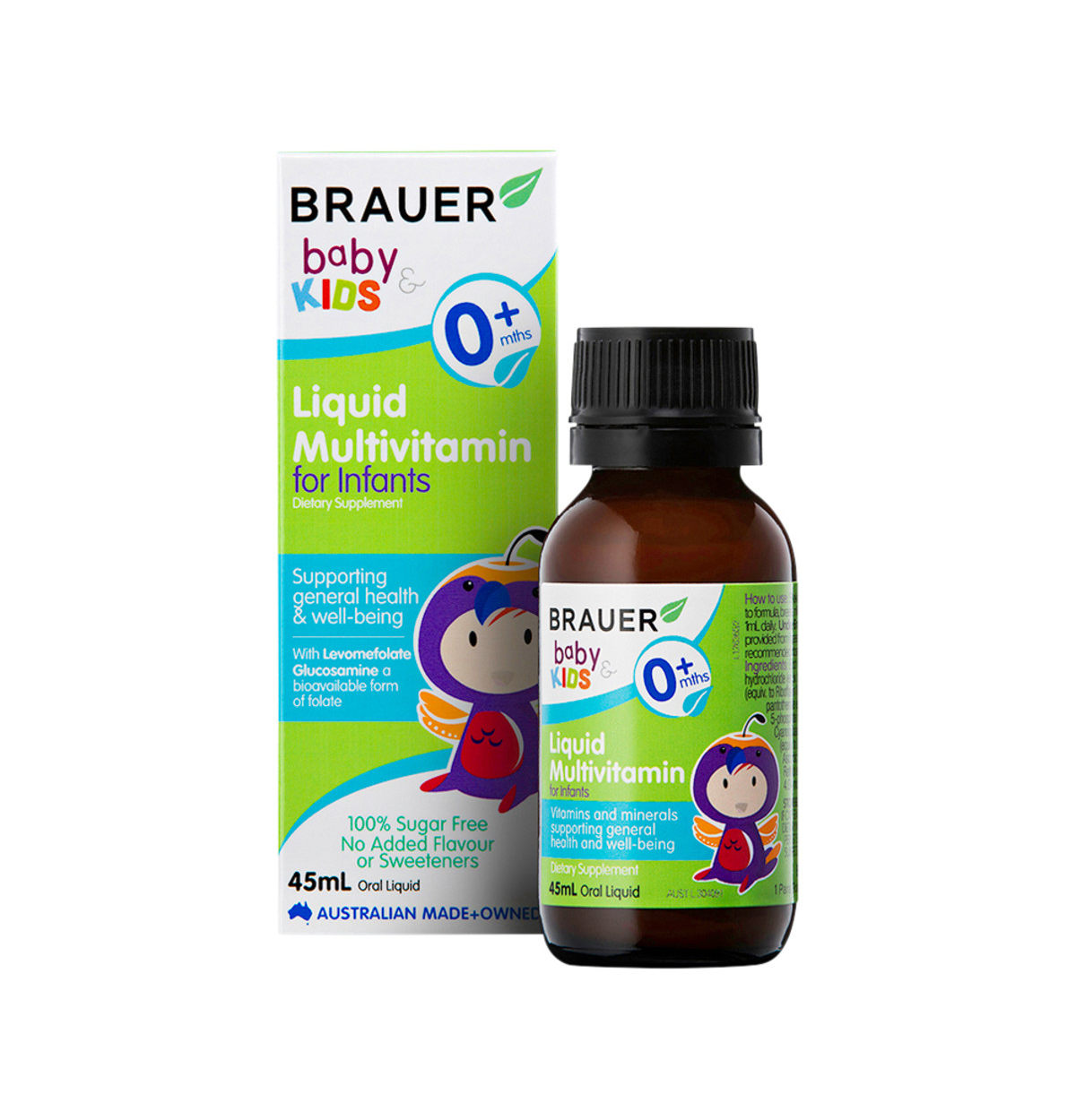 Brauer Liquid Multivitamin For Infants (0+) 45ml