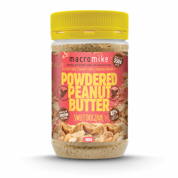 MACRO MIKE Powdered Peanut Butter Sweet Original 180g-0