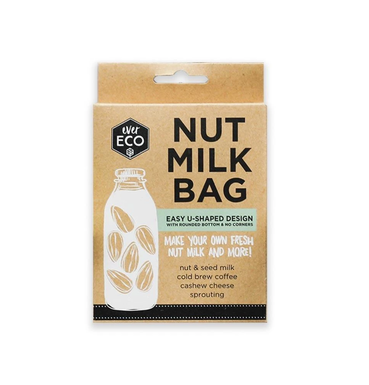 EVER ECO Nut Milk Bag U-Shaped Design
