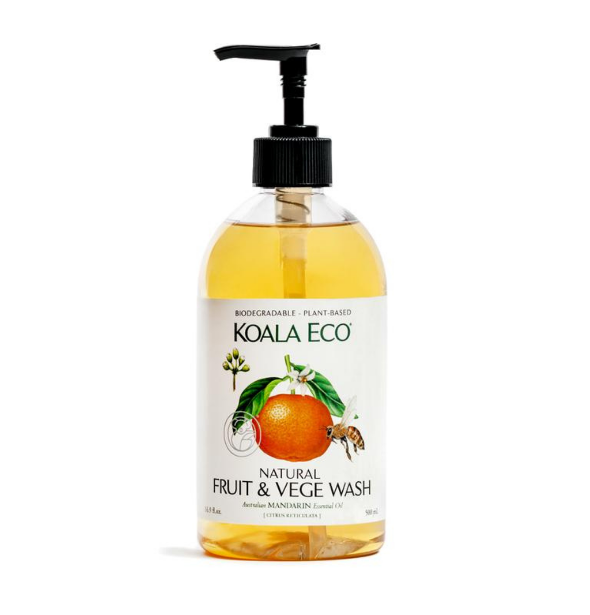 KOALA ECO Fruit And Vegetable Wash Mandarin Essential Oil 500ml-0