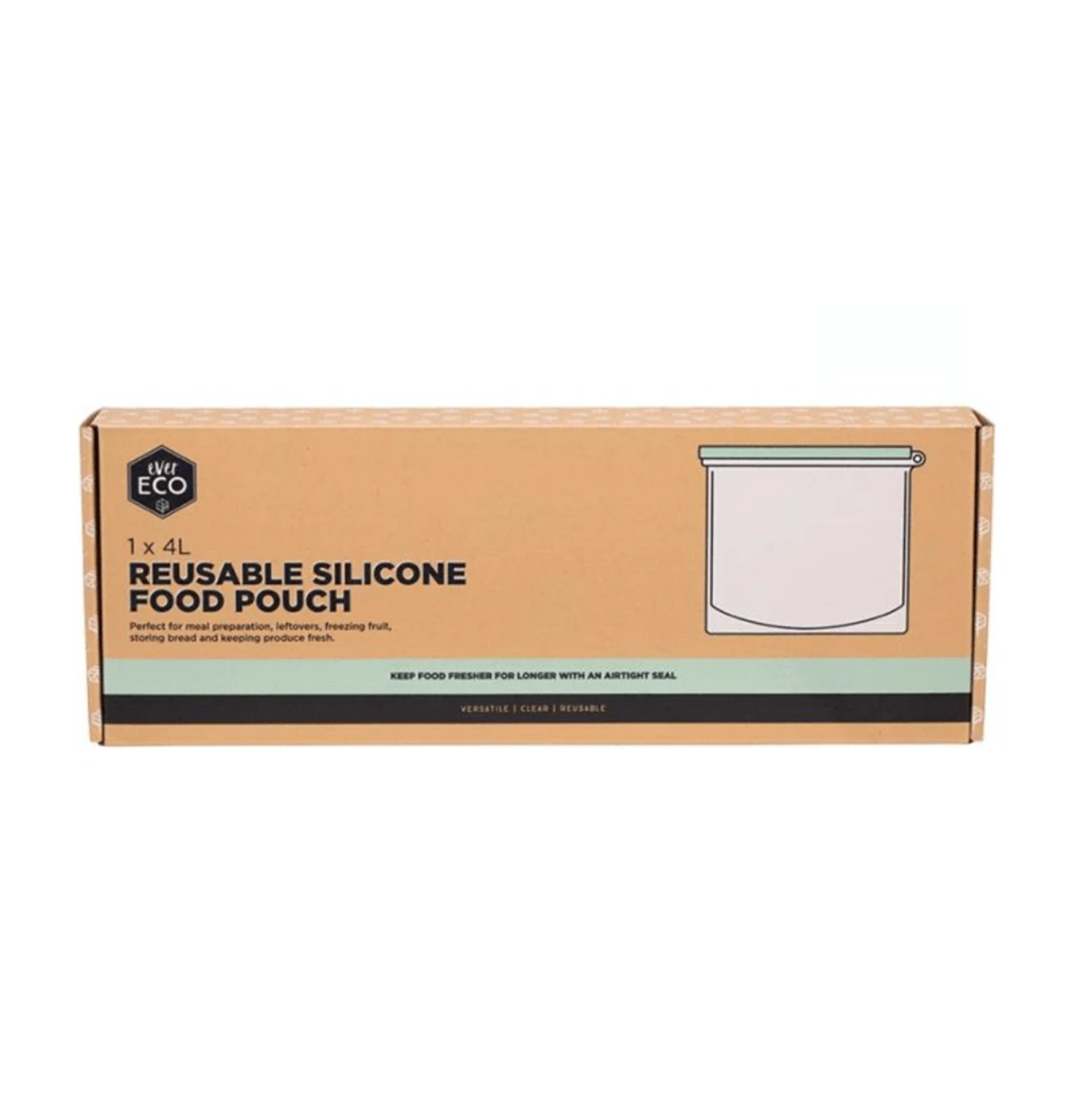 EVER ECO Reusable Silicone Food Pouch 1 X 4