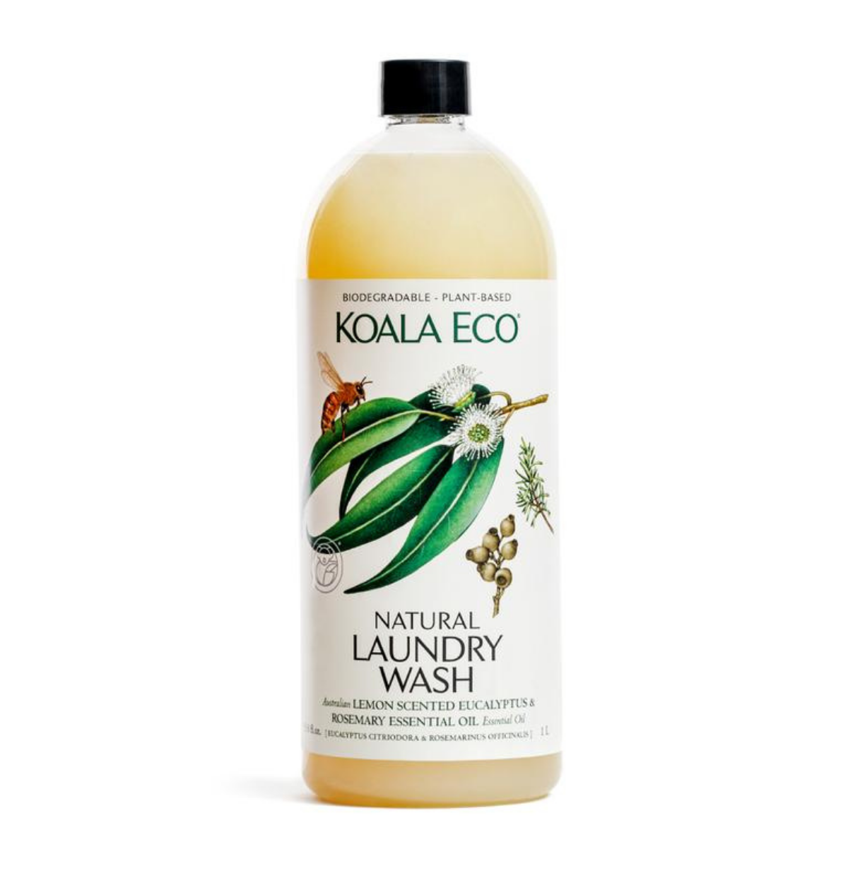 KOALA ECO Laundry Liquid Lemon Scented, Eucalyptus & Rosemary 1L-0