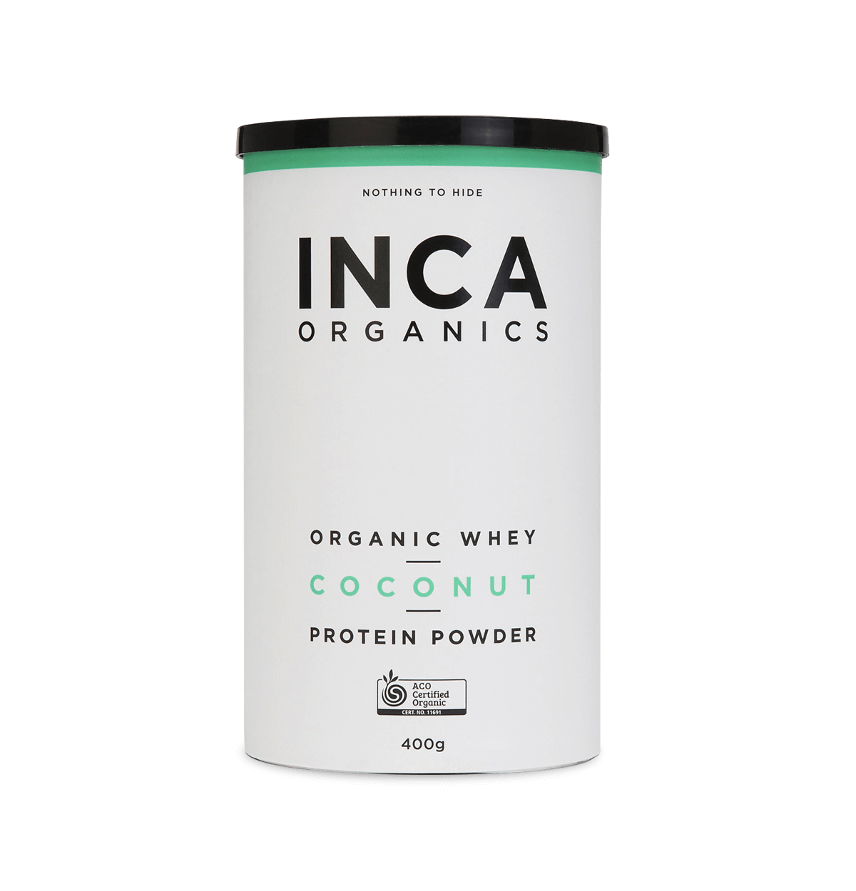Inca Organics Organic Whey Protein Powder Coconut 400g-0