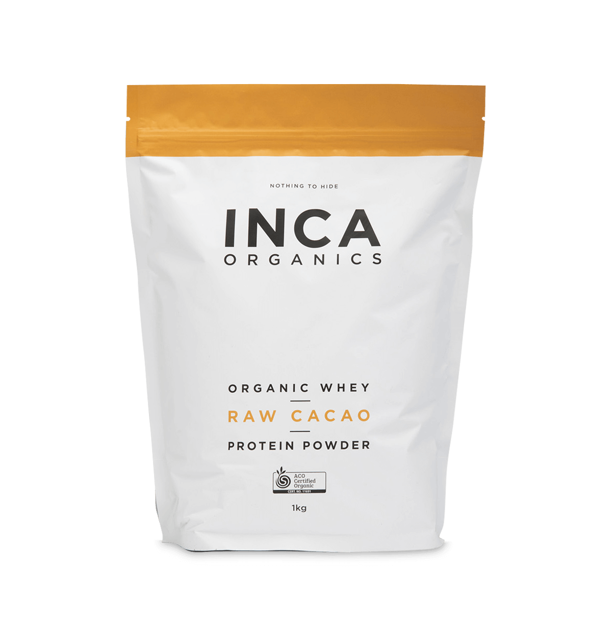 Inca Organics Organic Whey Protein Powder Raw Cacao 1kg-0