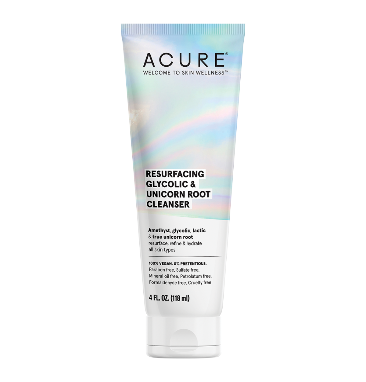 ACURE Resurfacing Glycolic & Unicorn Root Cleanser 118ml-0