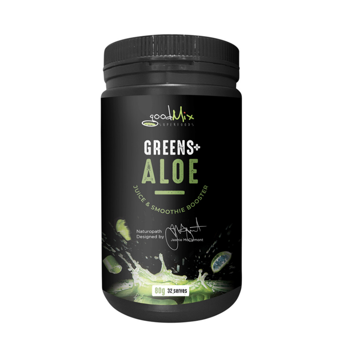 GoodMix Superfoods Greens + Aloe (Juice & Smoothie Booster) 80g-0