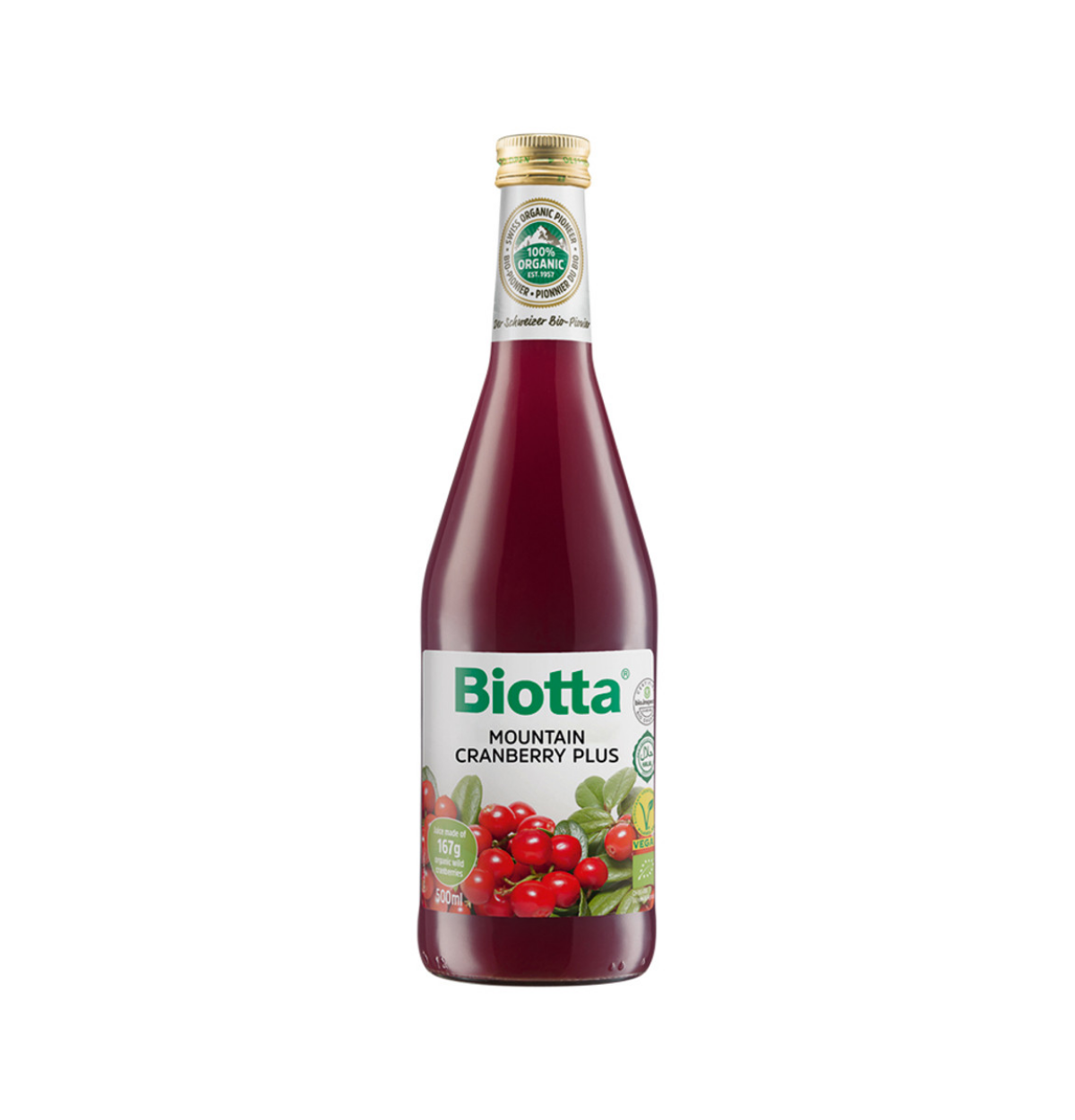 Biotta Organic Mountain Cranberry Plus (Wild Cranberry) 500ml-0