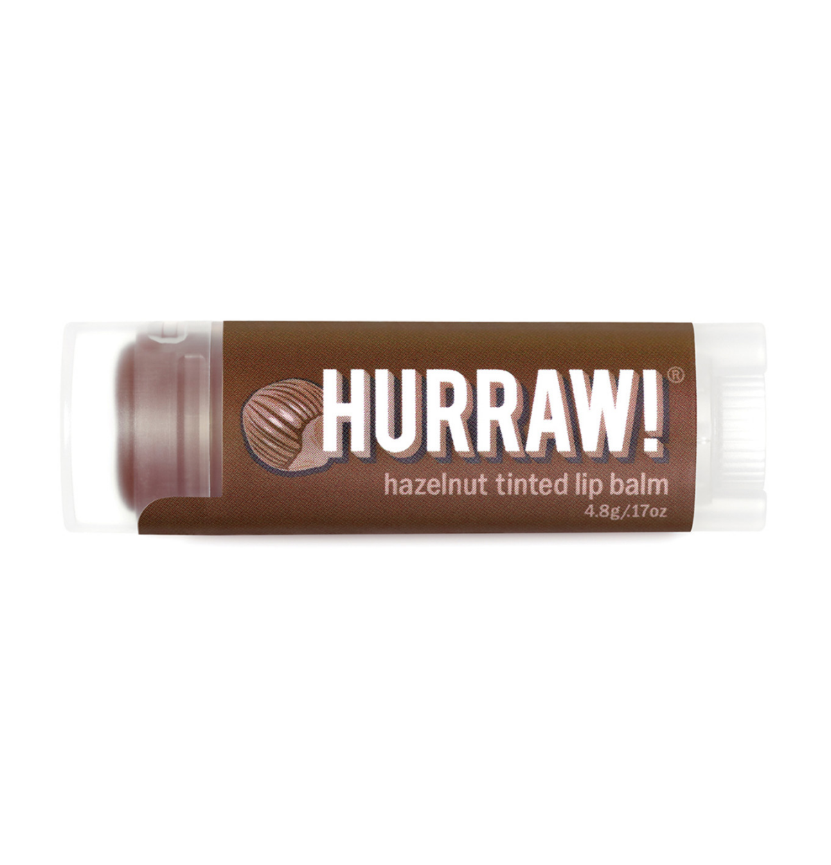 Hurraw! Lip Balm Tinted Hazelnut 4.3g-0