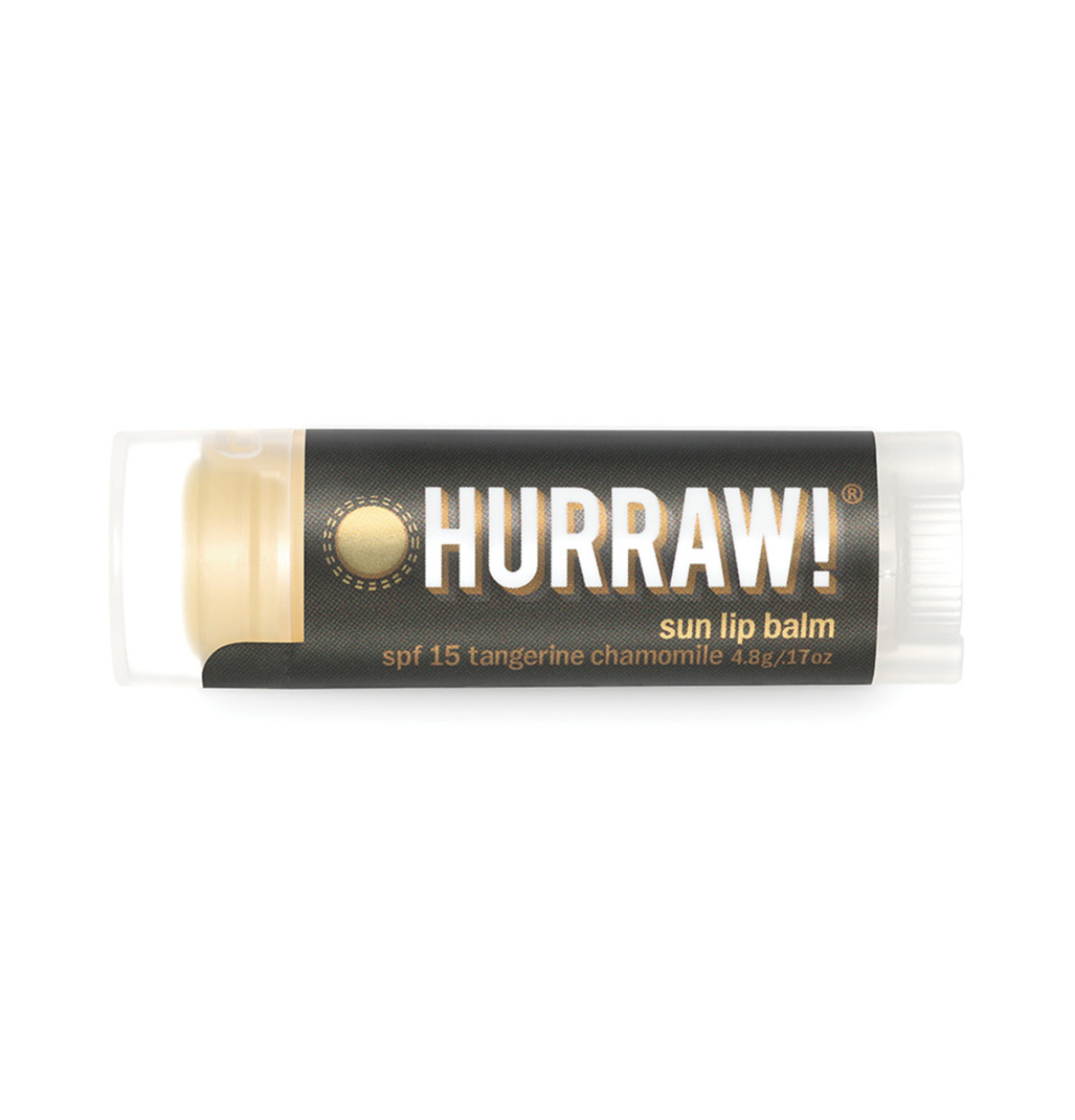Hurraw! Lip Balm Sun (SPF15 Tangerine Chamomile) 4.3g-0
