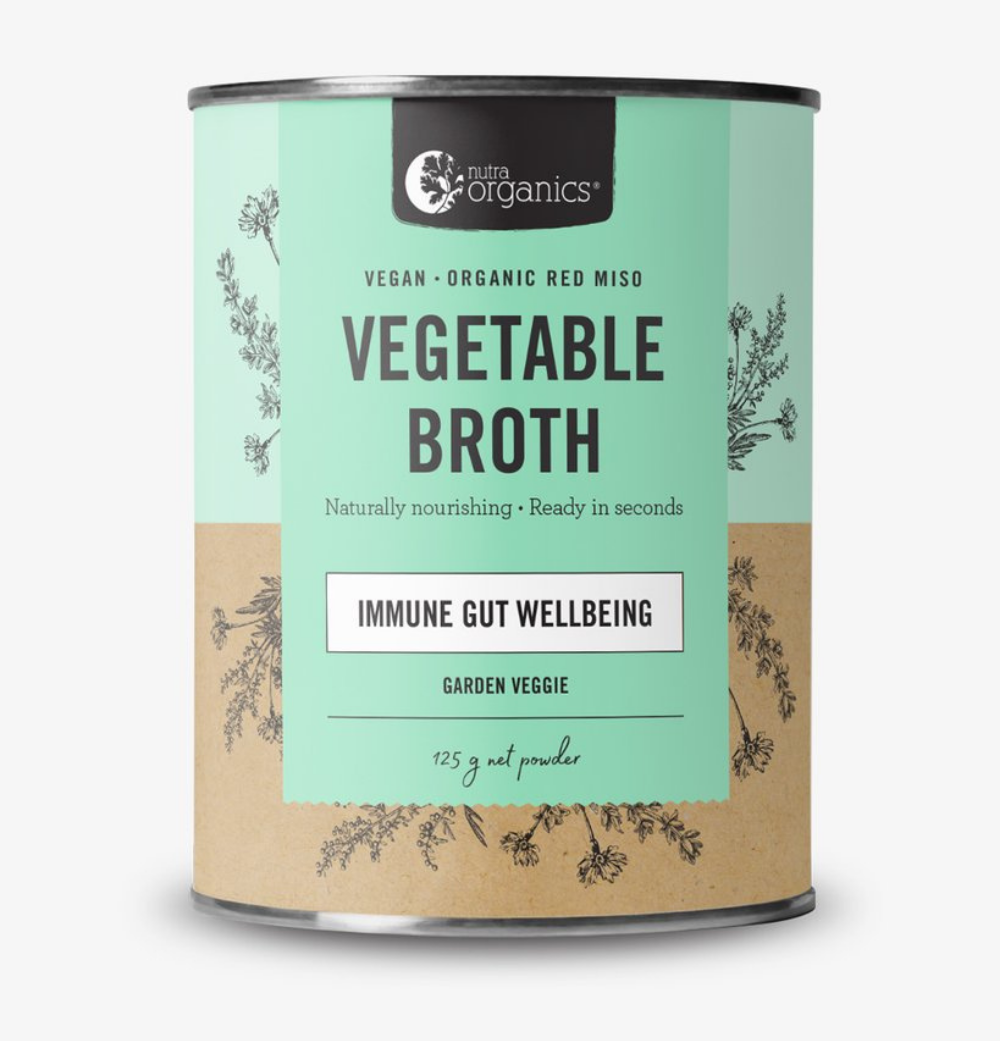 Nutra Organics Broth Vegetable Garden Veggie 125g-0