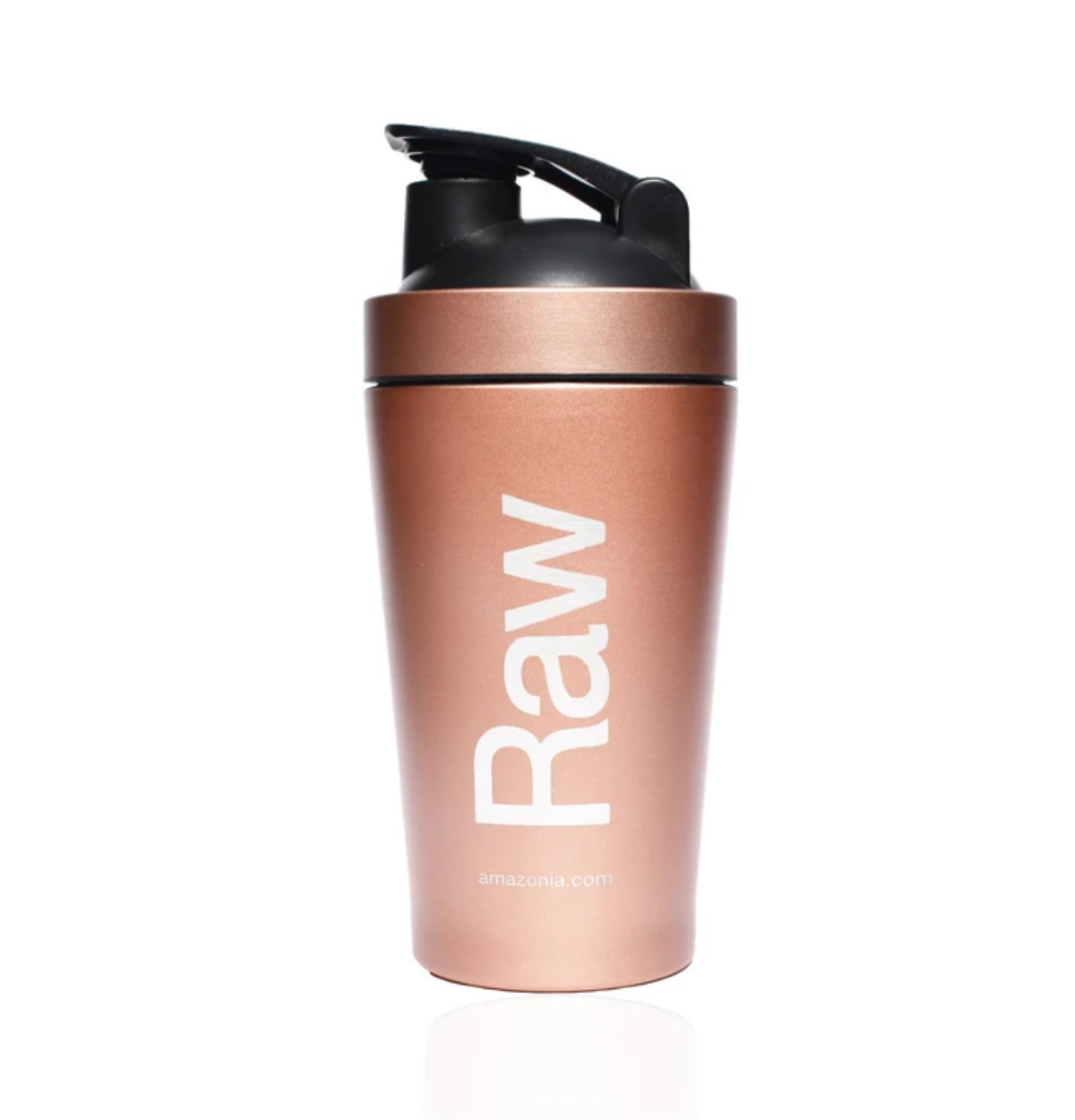 Amazonia Raw Stainless Steel Shaker Rose Gold 500ml