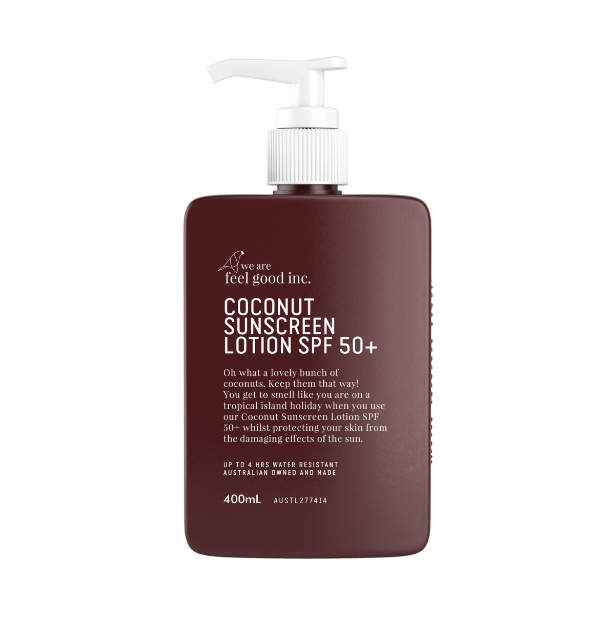 We Are Feel Good - Coconut Sunscreen Lotion SPF 50+ (400ml)-0