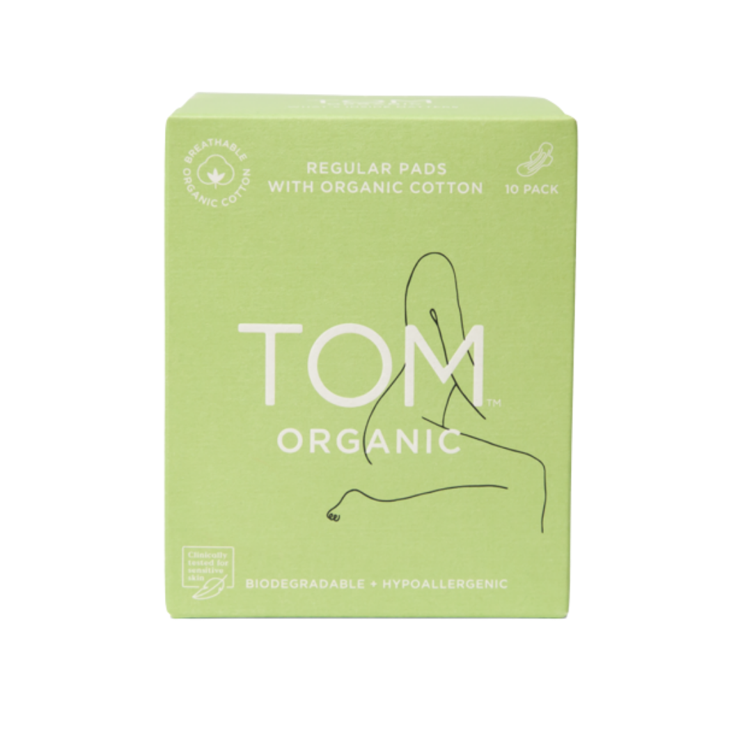 TOM ORGANIC Pads Regular 10-0
