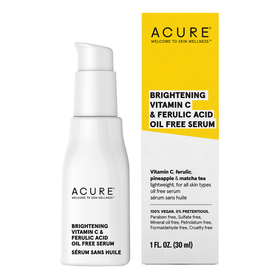 ACURE Brightening Vit C & Ferulic Acid Oil Free Serum 30ml-0