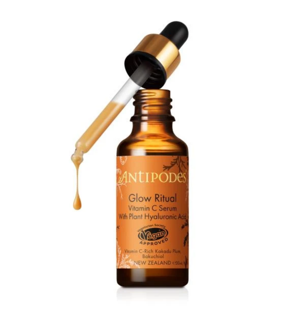 Antipodes Glow Ritual Vitamin C Serum with Plant Hyaluronic Acid 30ml-0