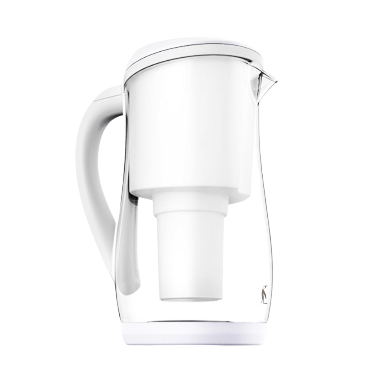ECOBUD Gentoo Glass Water Filter Jug White 1.5L-0