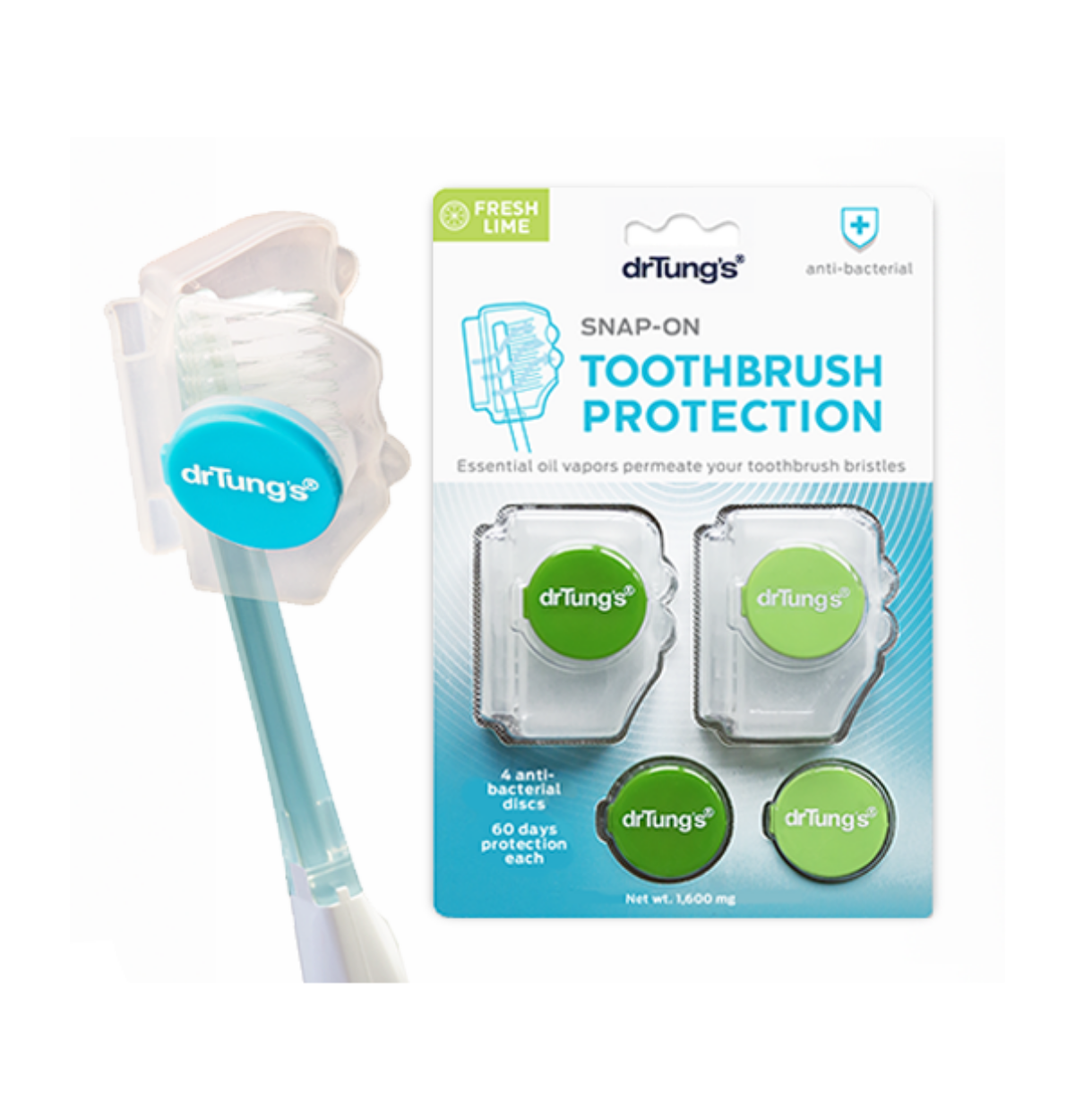 DR TUNG'S Toothbrush Protection Includes 2 Refills-0
