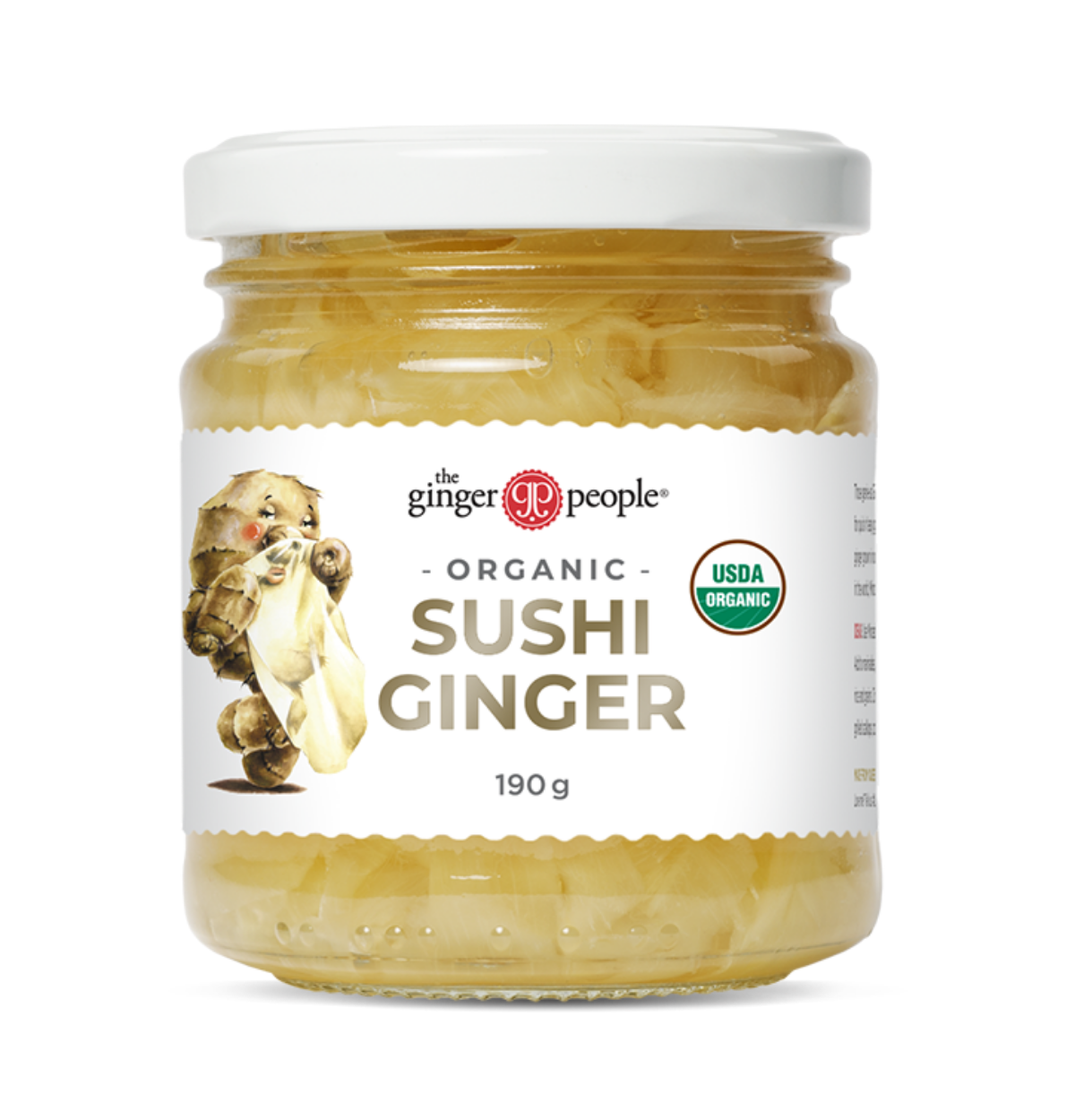 THE GINGER PEOPLE Sushi Ginger Organic 190g-0
