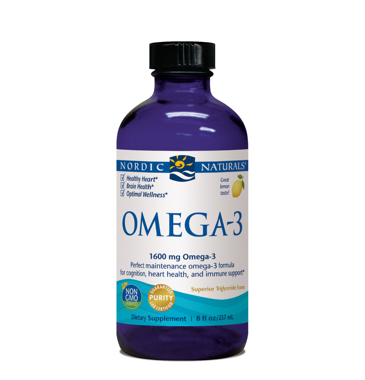 Nordic Naturals Omega-3 Liquid (Lemon) 237ml-0