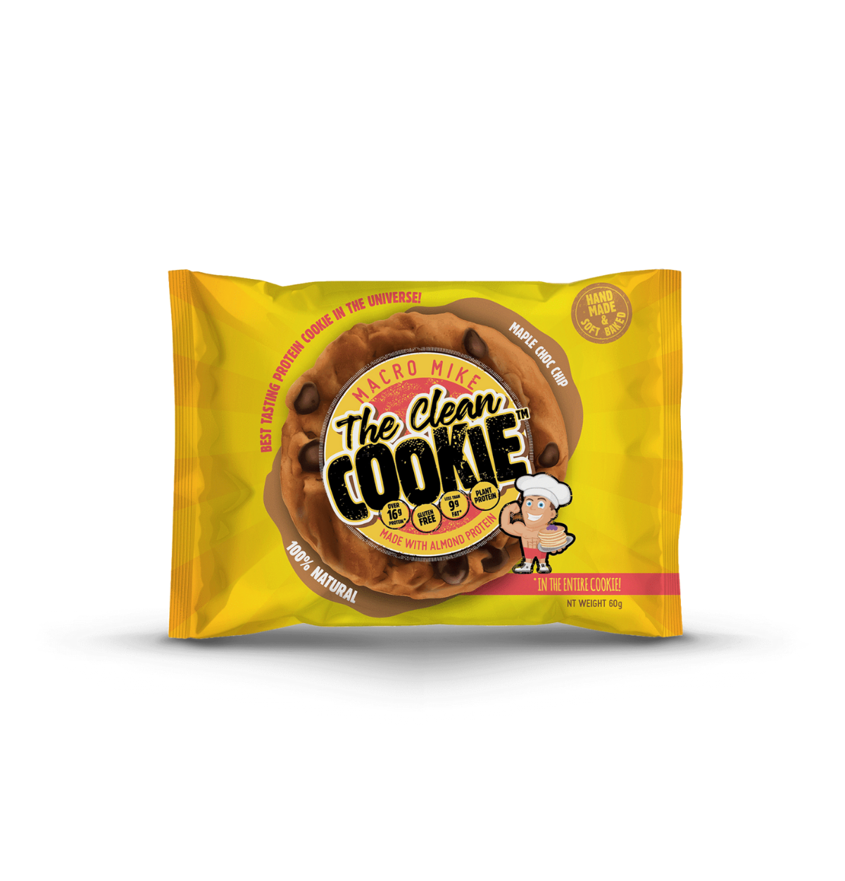 MACRO MIKE The Clean Cookie Maple Choc Chip 60g-0