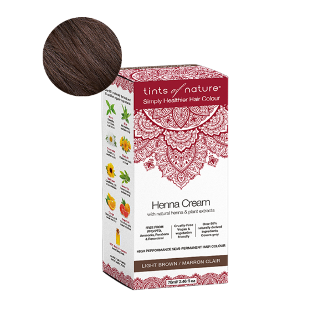 Tints of Nature Henna Cream Light Brown 70ml-0