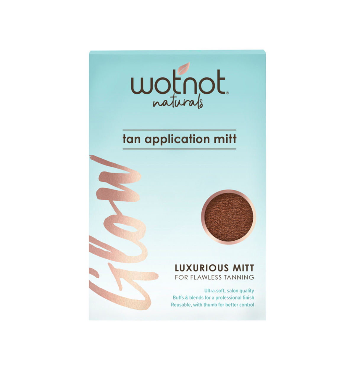 Wotnot Naturals Glow Tan Application Mitt (Luxurious Mitt for Flawless Tanning)-0