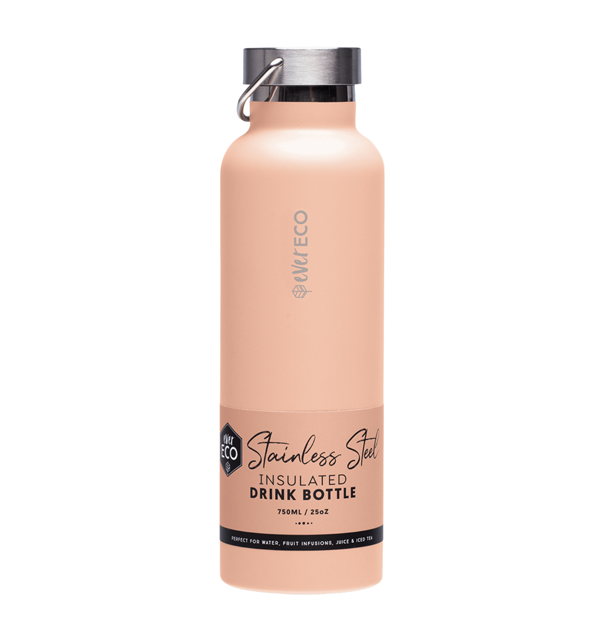 EVER ECO Insulated Stainless Steel Bottle Los Angeles - Peach 750ml-0